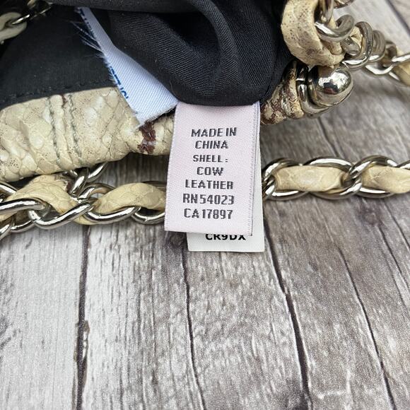 Forth & Towne Purse Shoulder Bag  Leather Reptile Animal Snake Y2K Glam Embossed - Picture 11 of 14